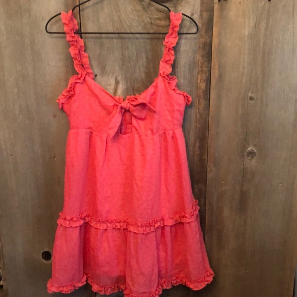 Sage the Label Making Waves Mini Dress in Pink Size Small